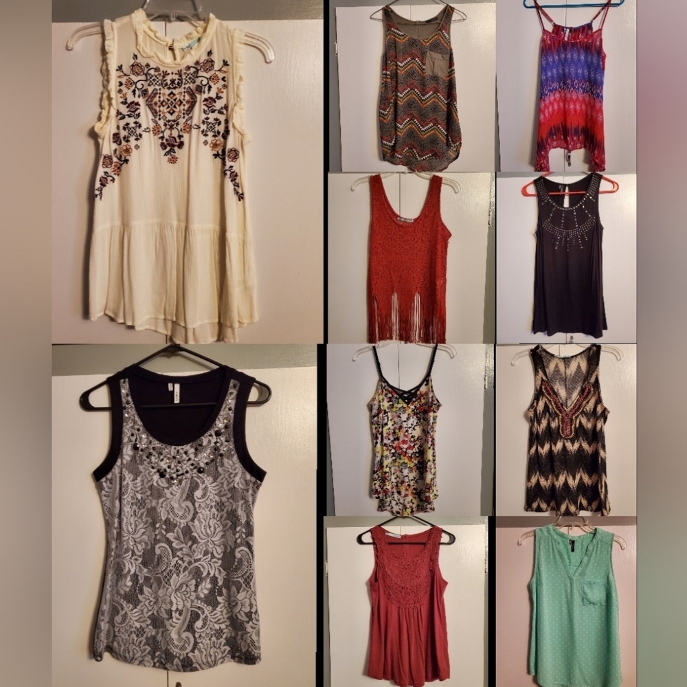 HUGE BUNDLE of Women's Maurices/Studio Y Tank Tops